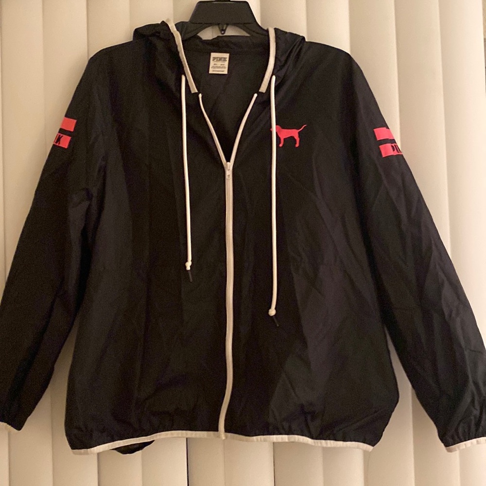 Pink wind jacket